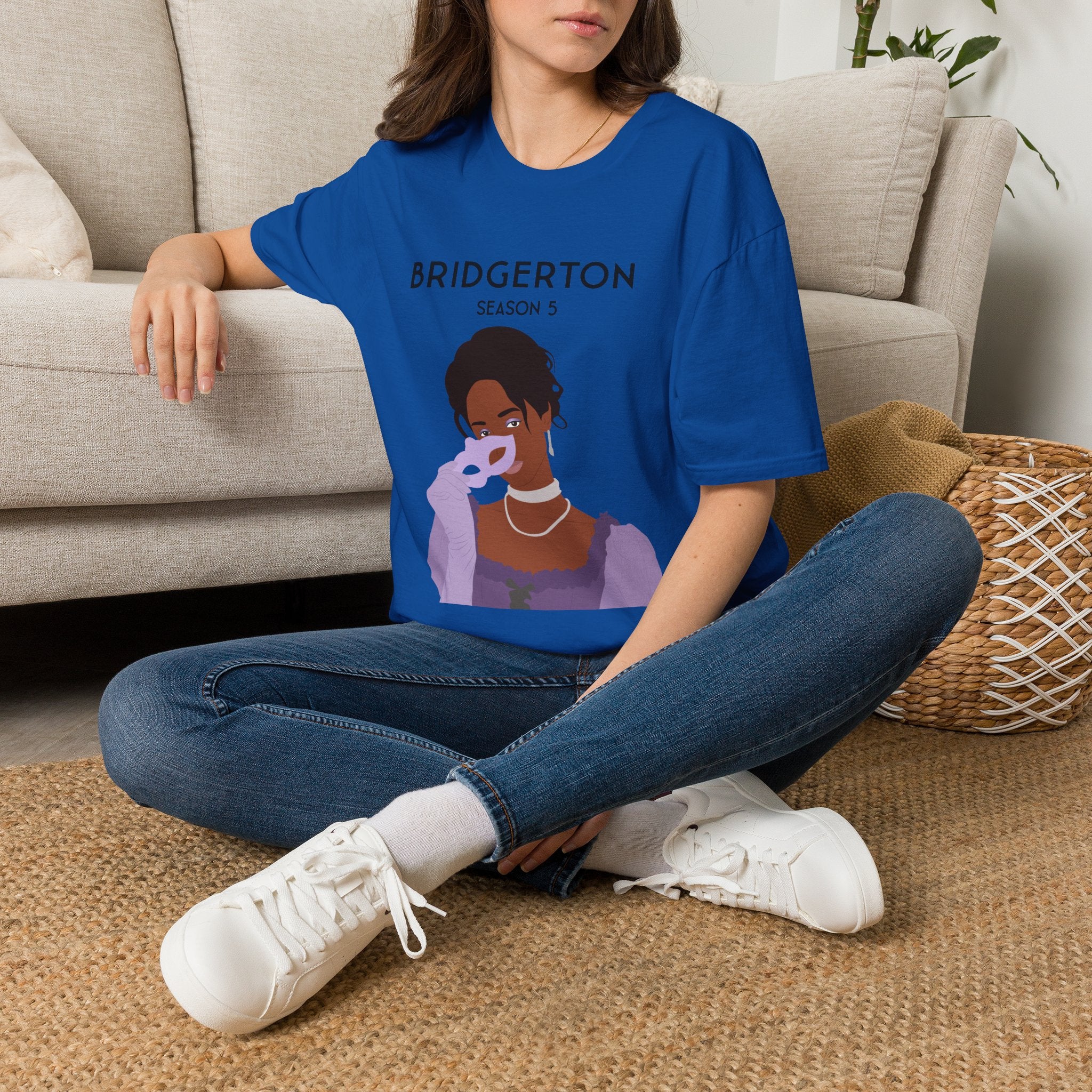 Michaela Stirling Mask Bridgerton Season 5 Netflix T-Shirt
