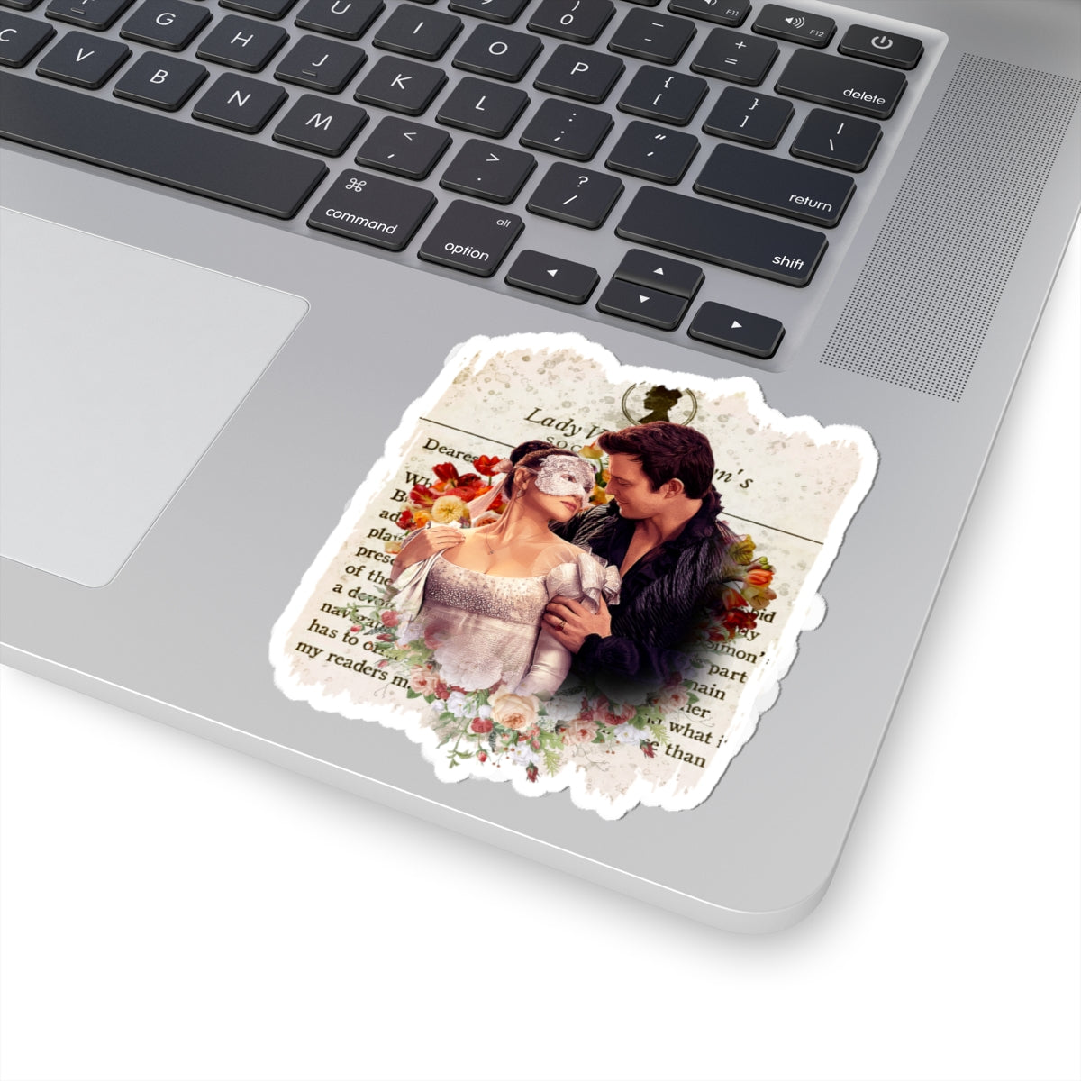 Benedict Bridgerton & The Lady In Silver Sophie Baek Lady Whistledown Society Papers Netflix Sticker