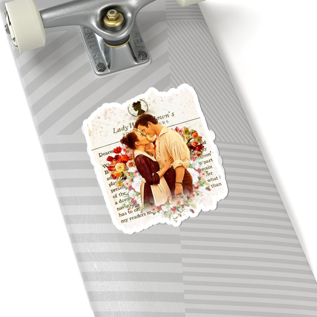 Benedict Bridgerton & Maid Sophie Baek Lady Whistledown Society Papers Netflix Sticker