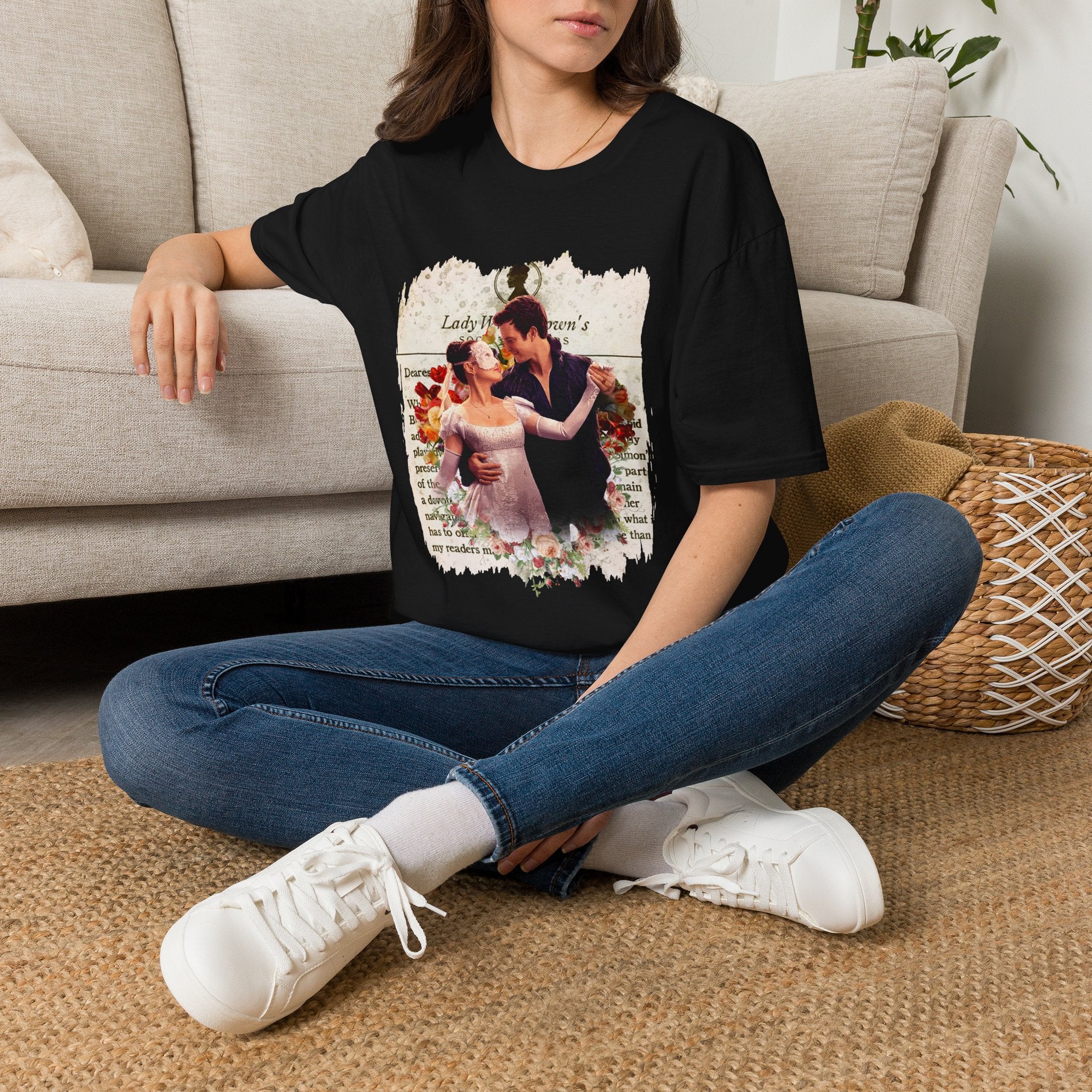Benedict Bridgerton & Sophie Baek Lady In Silver Lady Whistledown Society Papers Netflix T-Shirt