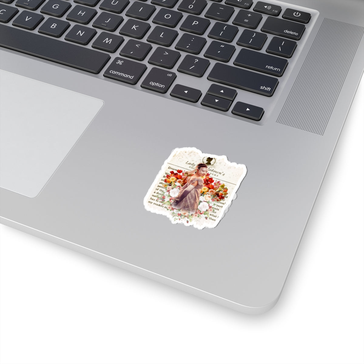 Sophie Baek Lady In Silver Masquerade Ball Lady Whistledown Society Papers Netflix Sticker