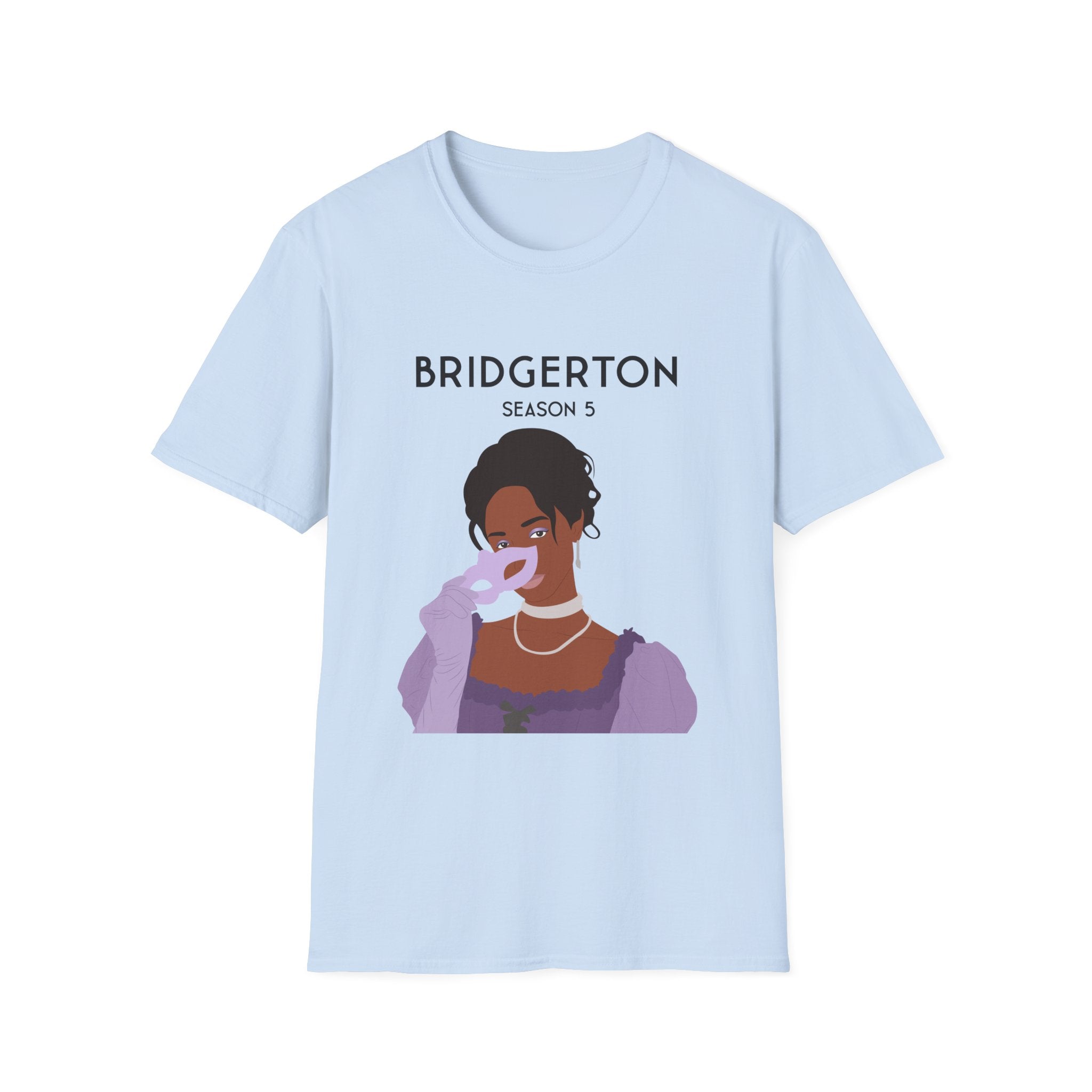 Michaela Stirling Mask Bridgerton Season 5 Netflix T-Shirt