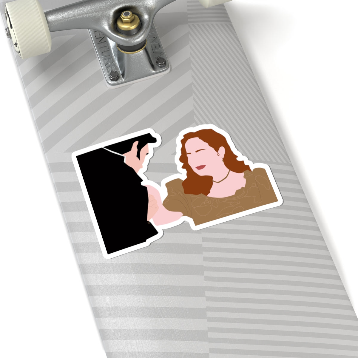 Colin & Pen Hand Kiss Bridgerton Netflix Sticker