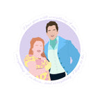 I Love You With Everything I Am Colin Penelope Bridgerton Netflix Sticker