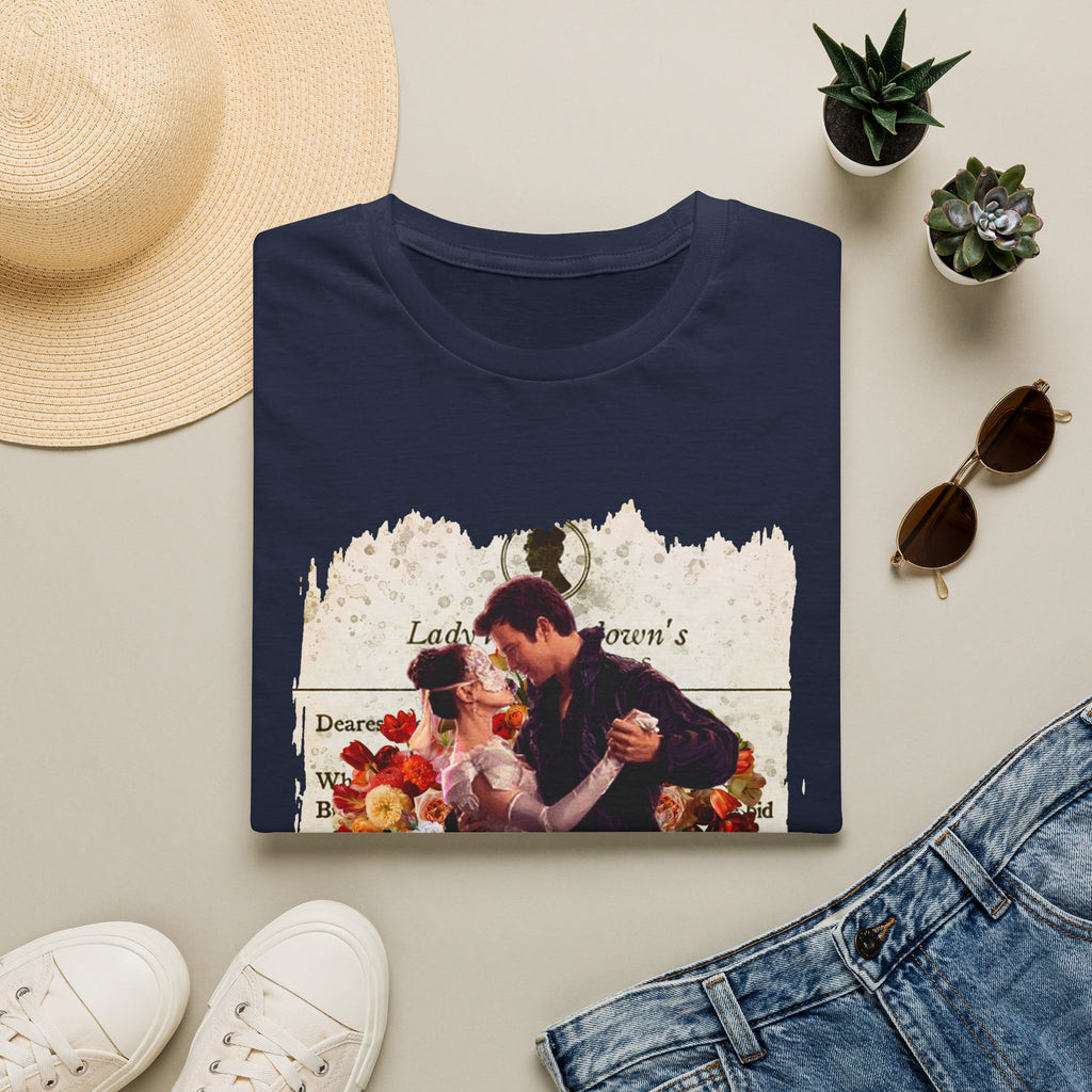 Benedict Bridgerton & The Lady In Silver Lady Whistledown Society Papers Netflix T-Shirt
