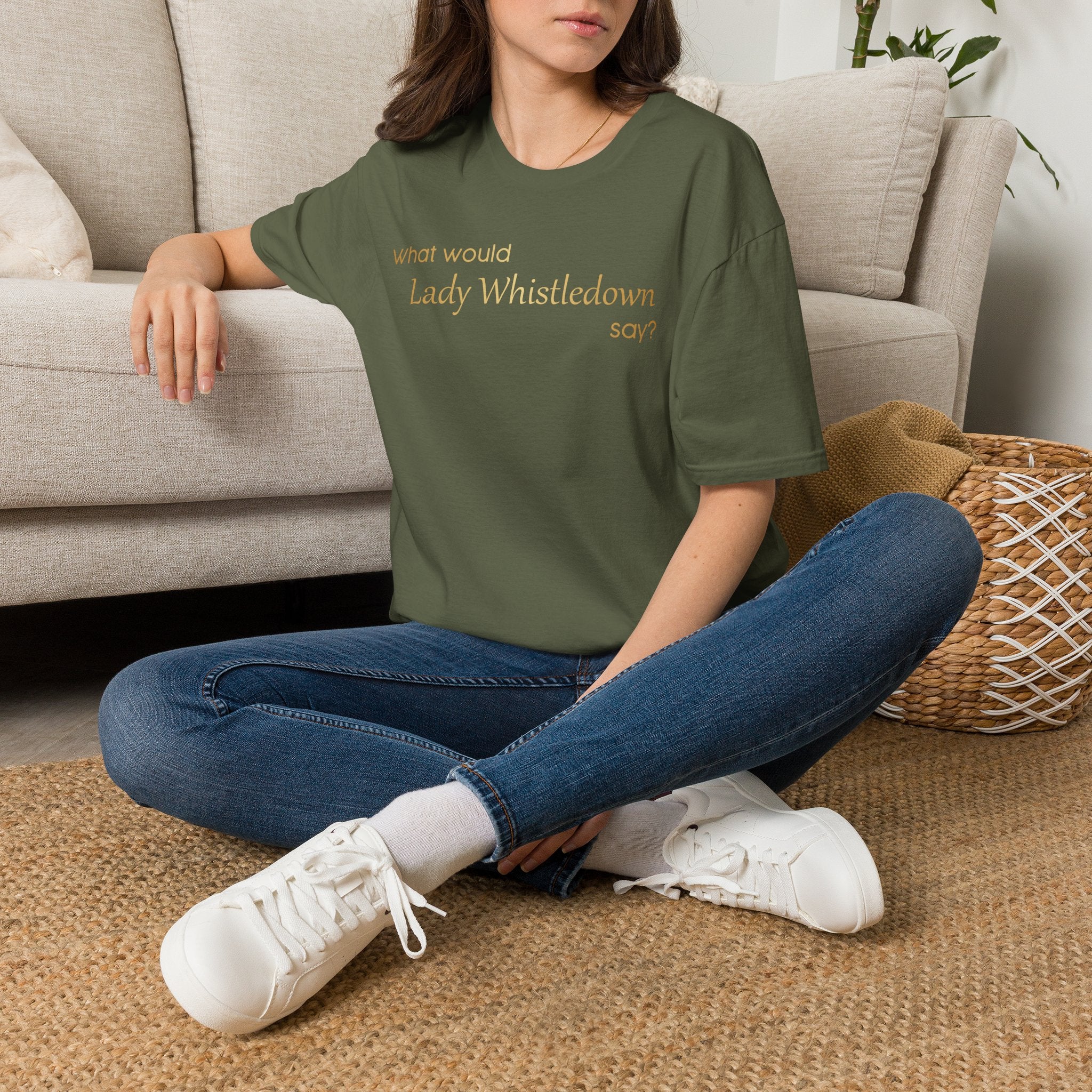 What Would Lady Whistledown Say? Bridgerton Netflix T-Shirt