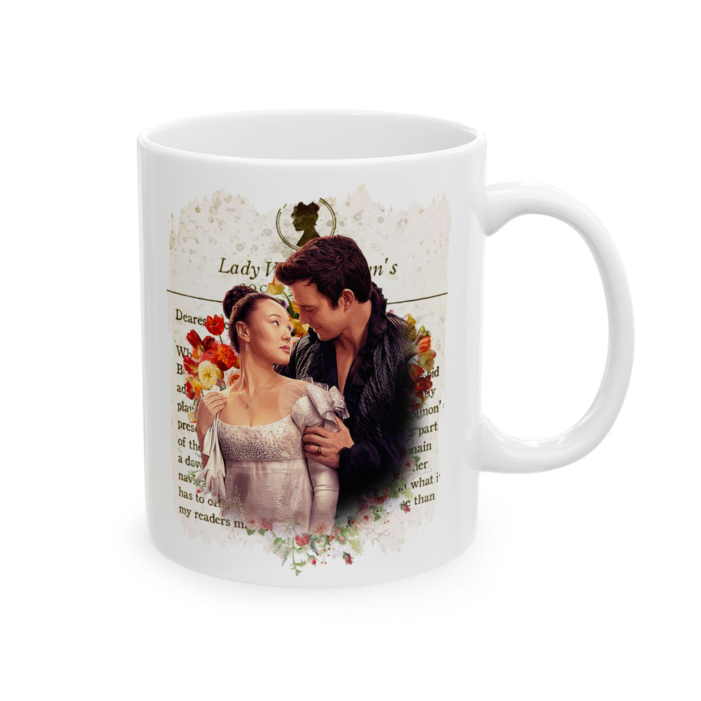 Benedict Bridgerton & Sophie Baek Lady Whistledown Society Papers Netflix Mug