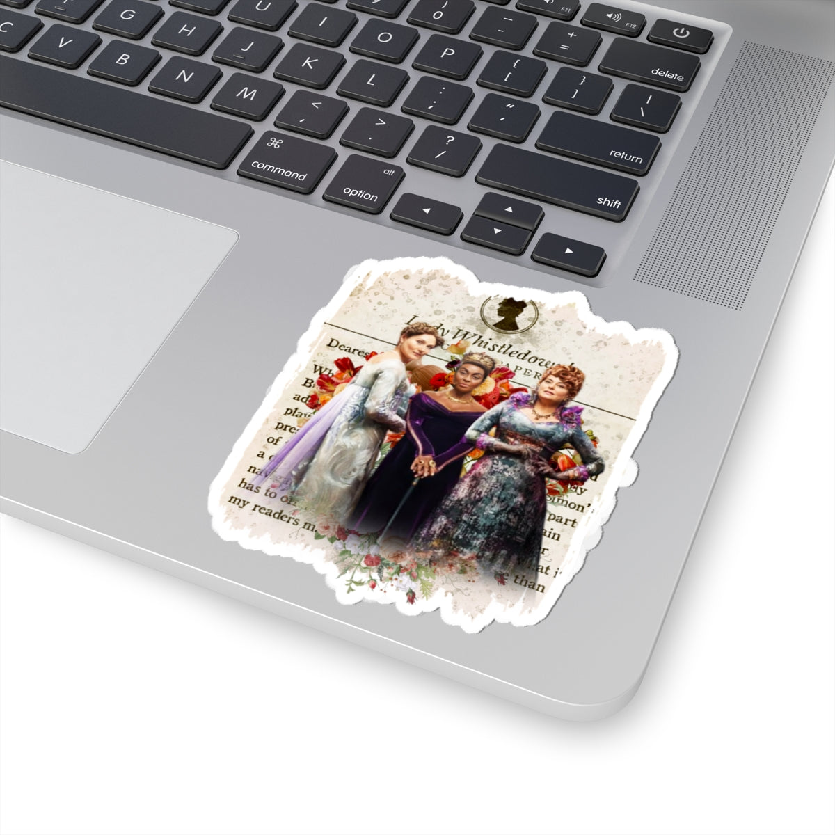 Lady Danbury, Violet Bridgerton, Portia Featherington Lady Whistledown Society Papers Netflix Sticker