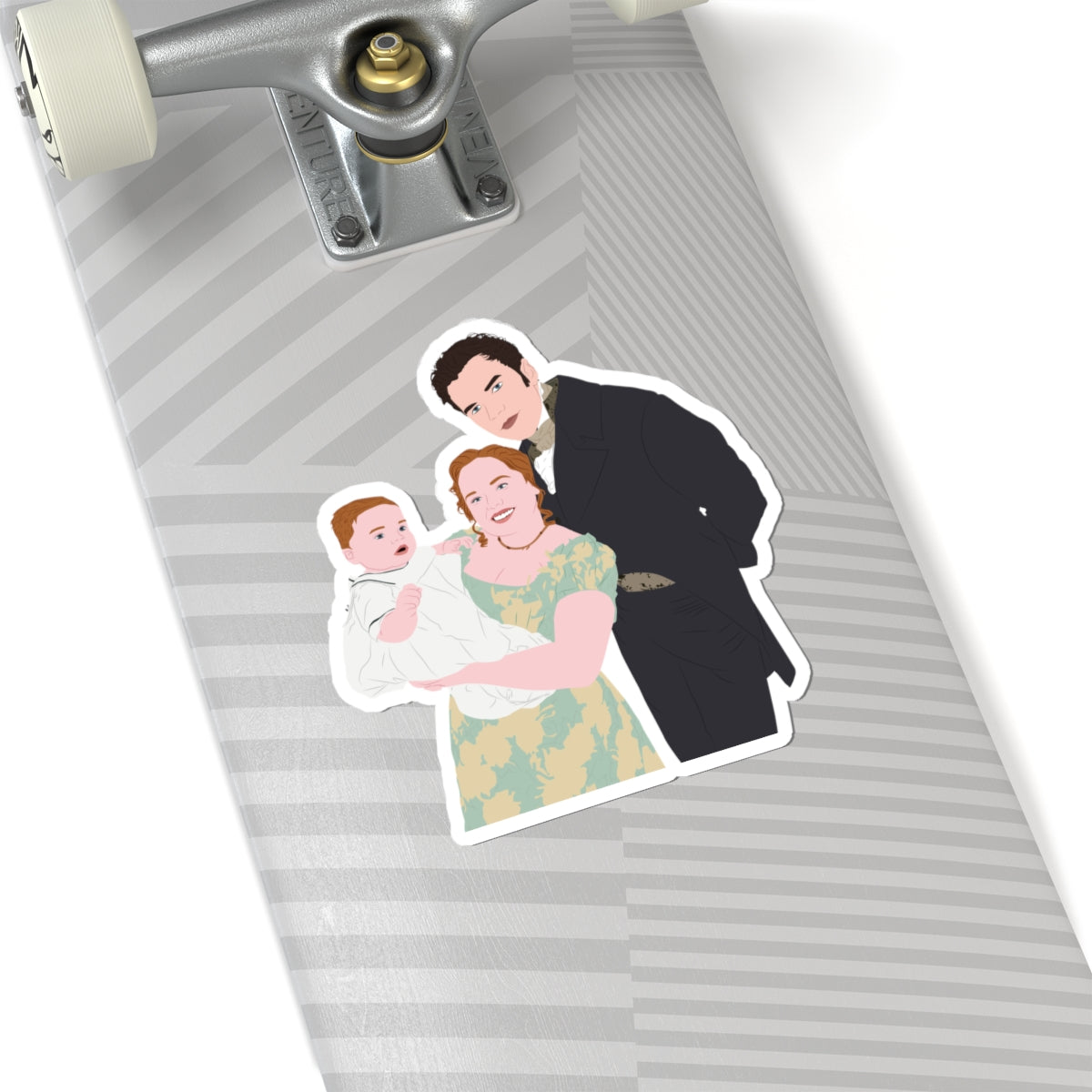 Colin, Penelope & Elliot Featherington Bridgerton Netflix Sticker