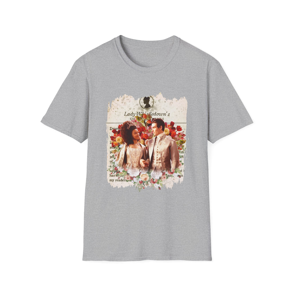 Young Queen Charlotte & King George Lady Whistledown Society Papers Netflix T-Shirt