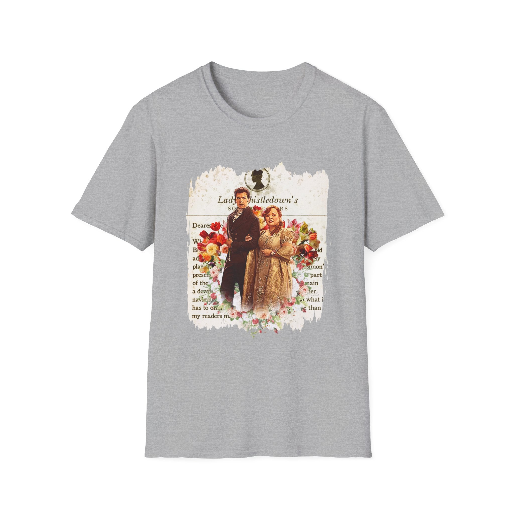 Colin Bridgerton & Penelope Bridgerton Lady Whistledown Society Papers Netflix T-Shirt