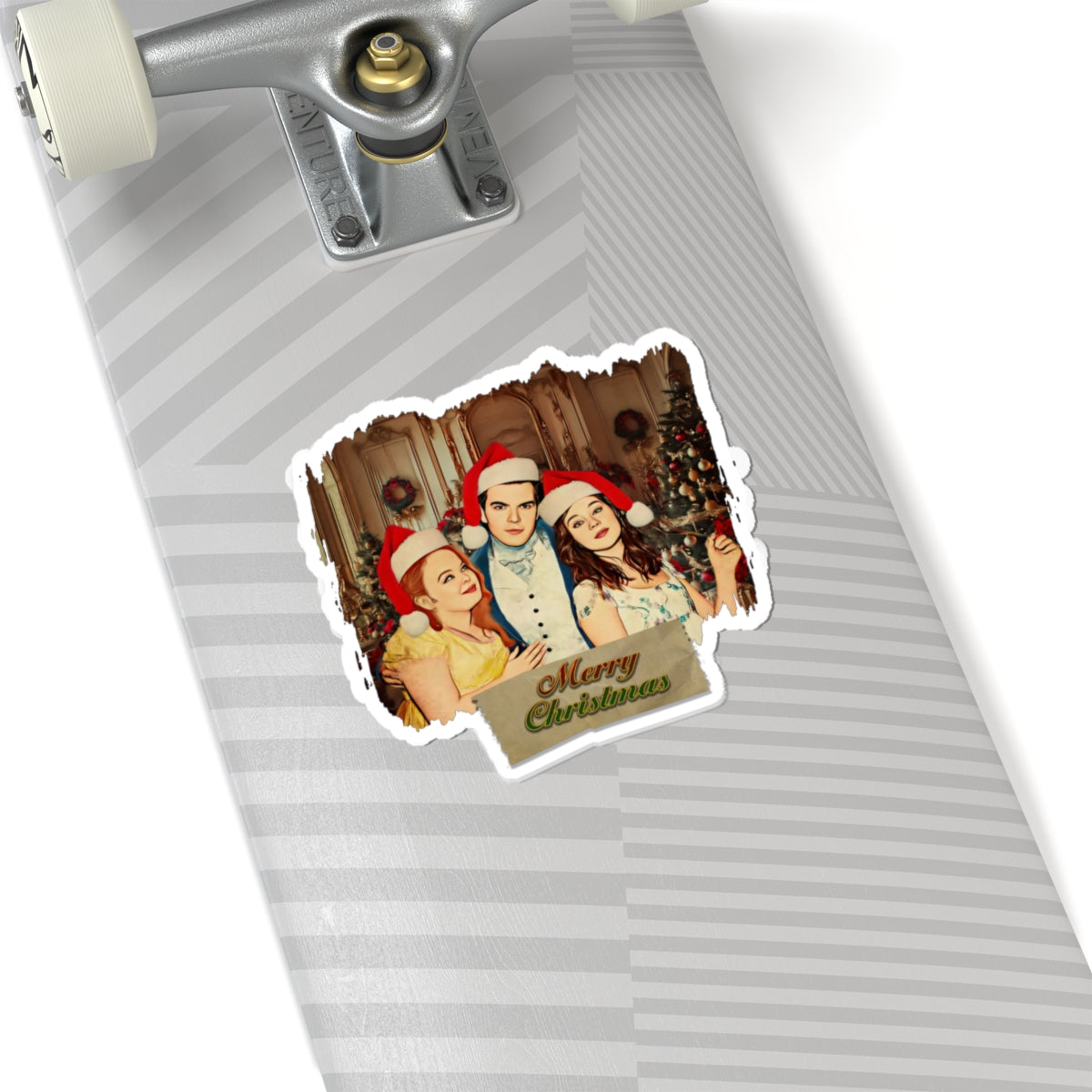 Merry Christmas Eloise, Colin & Penelope Bridgerton Netflix Sticker