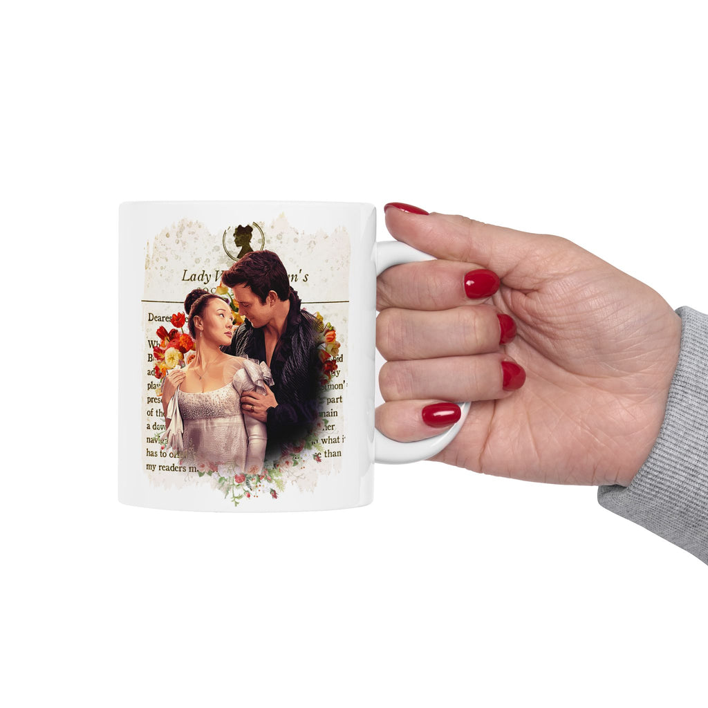 Benedict Bridgerton & Sophie Baek Lady Whistledown Society Papers Netflix Mug