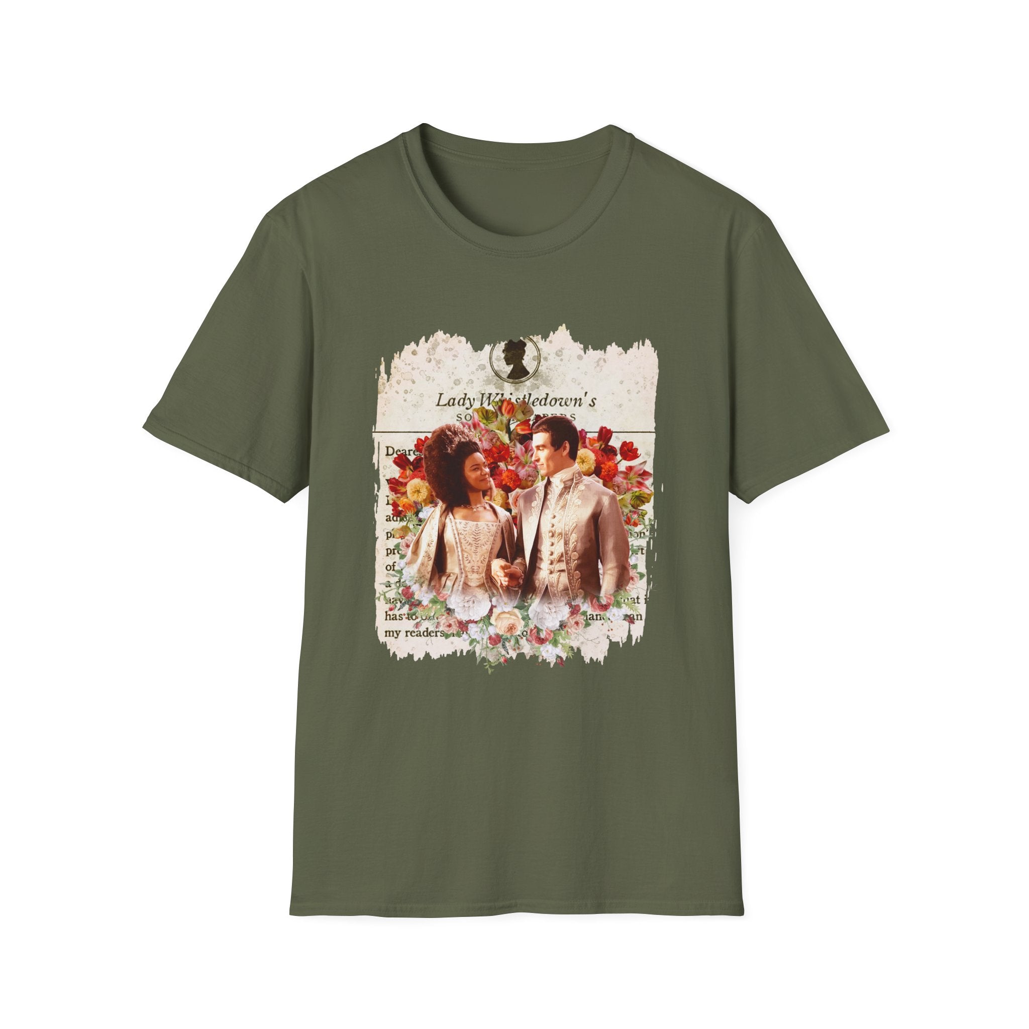 Young Queen Charlotte & King George Lady Whistledown Society Papers Netflix T-Shirt
