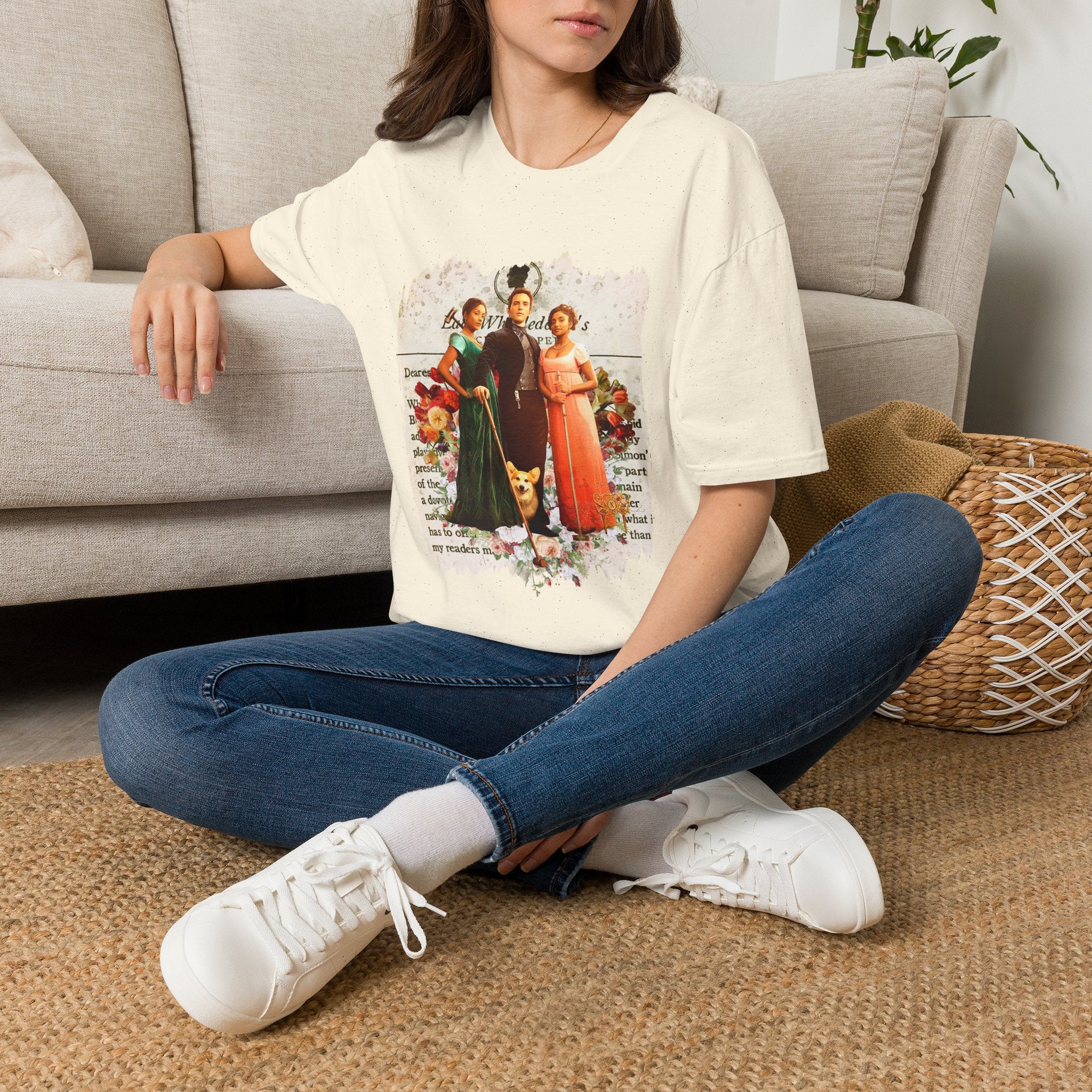 Anthony Bridgerton, Kate & Edwina Sharma & Newton Lady Whistledown Society Papers Netflix T-Shirt