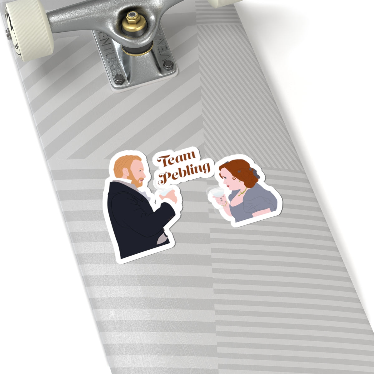 Team Pebling Penelope Featherington & Lord Debling Bridgerton Netflix Sticker