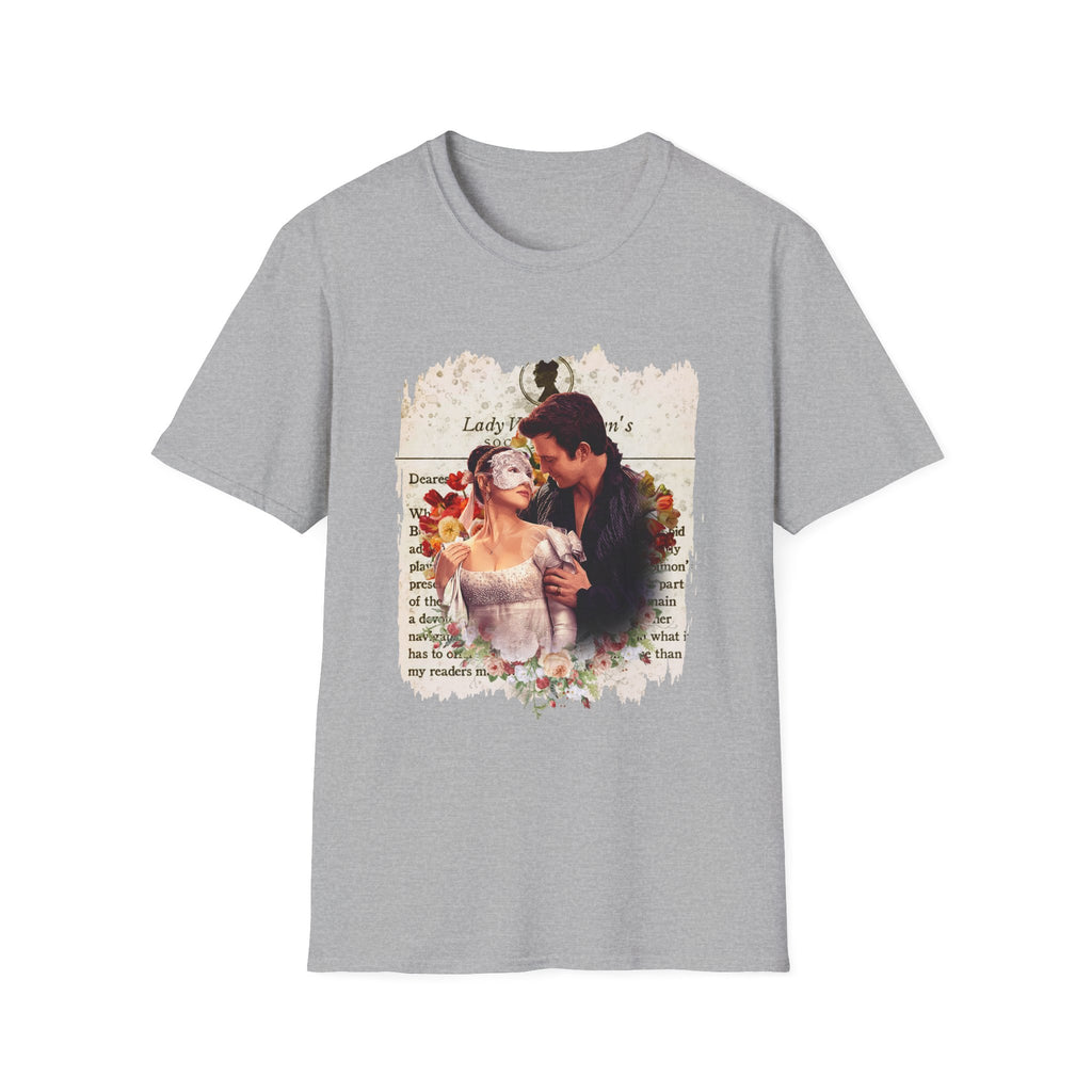 Benedict Bridgerton & The Lady In Silver Sophie Baek Lady Whistledown Society Papers T-Shirt