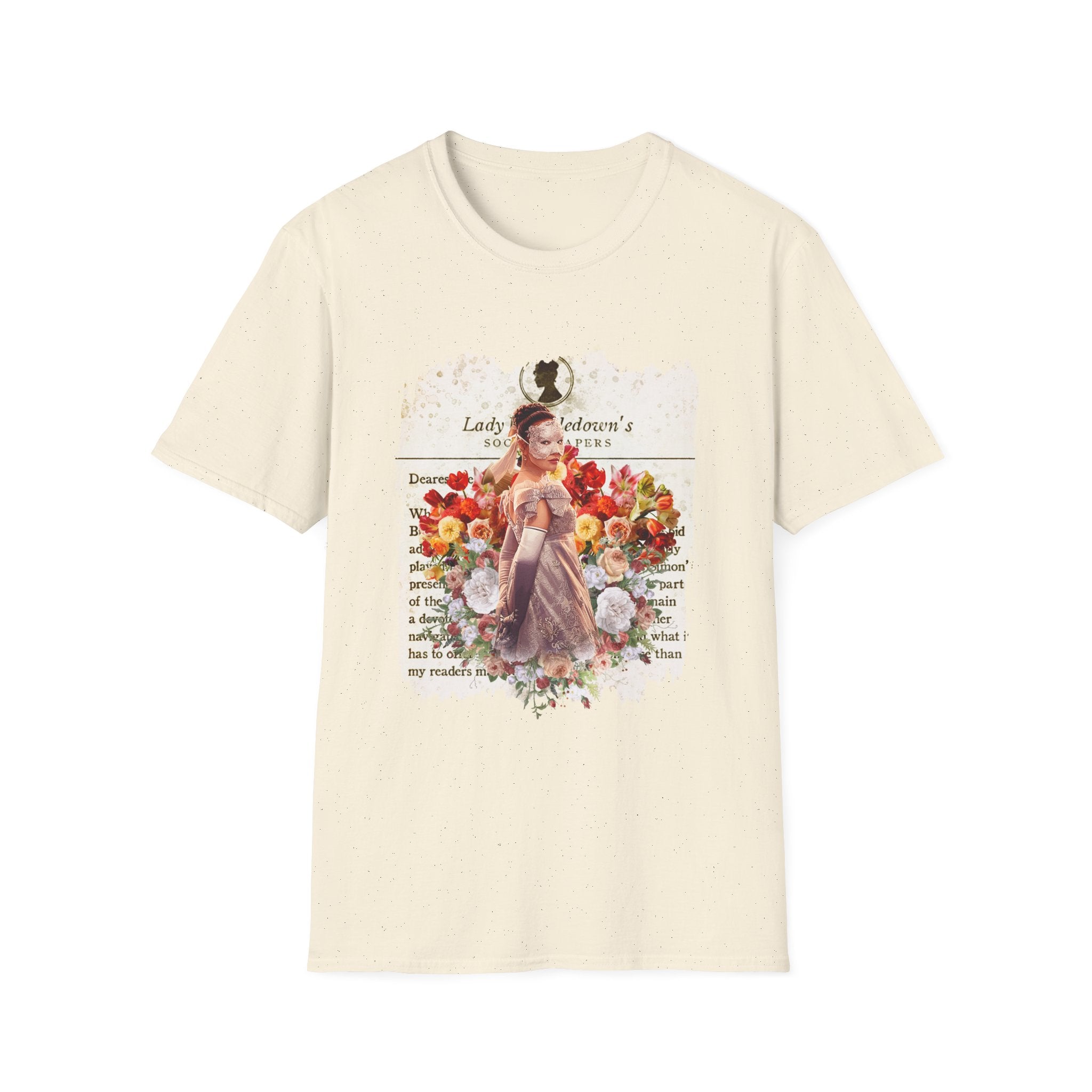 Sophie Baek Lady In Silver Masquerade Ball Lady Whistledown Society Papers Netflix T-Shirt