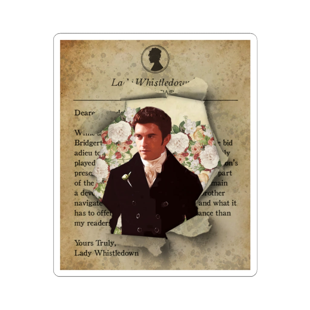 Anthony Bridgerton Lady Whistledown Society Papers Netflix Stickers