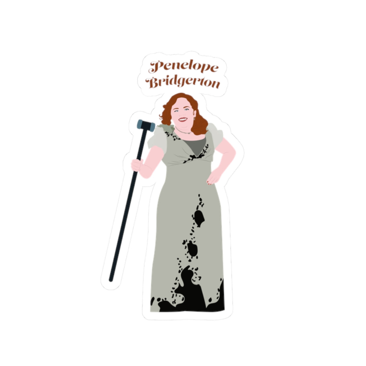 Penelope Bridgerton Pall Mall Netflix Sticker