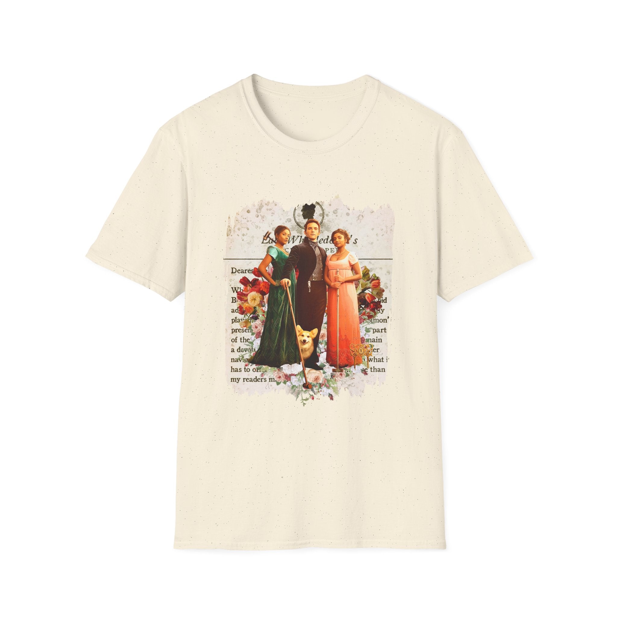 Anthony Bridgerton, Kate & Edwina Sharma & Newton Lady Whistledown Society Papers Netflix T-Shirt
