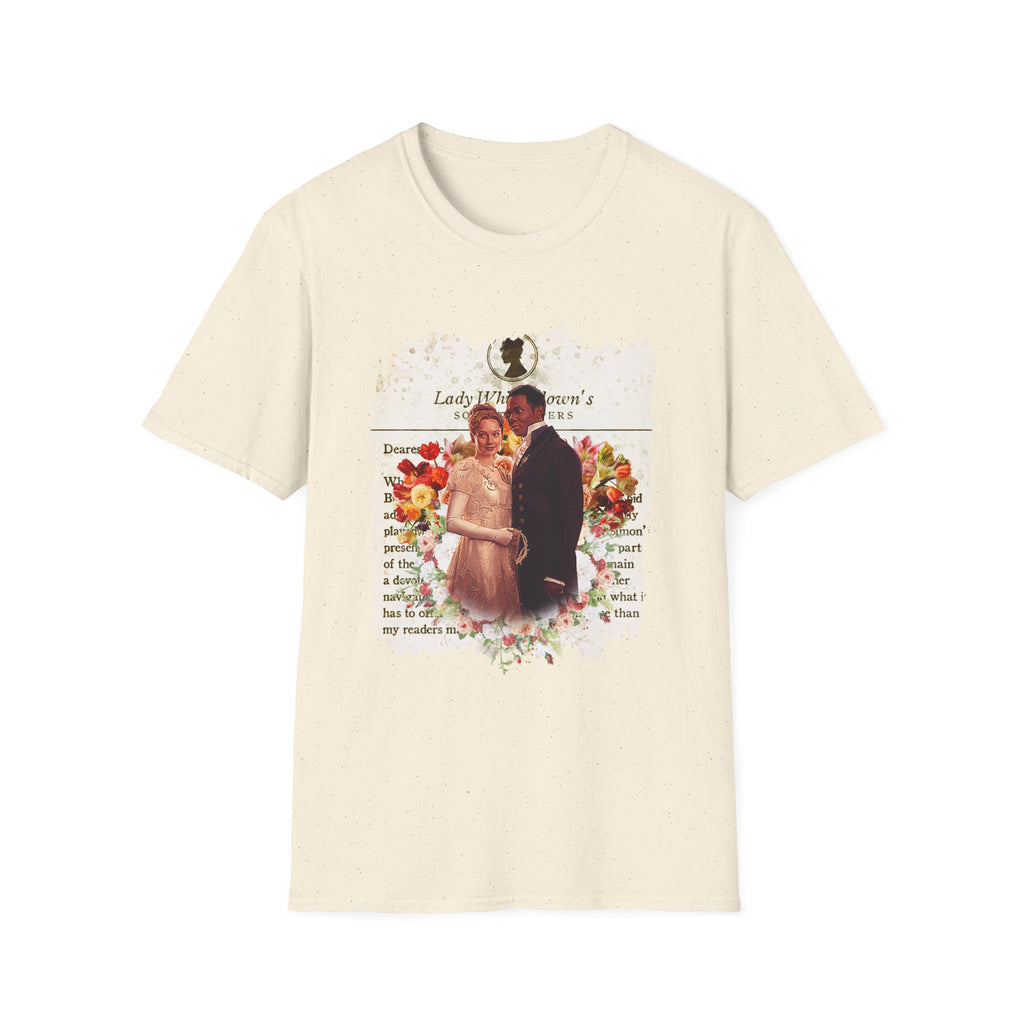 John Stirling & Francesca Bridgerton Stirling Lady Whistledown Society Papers Netflix T-Shirt