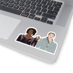 Francesca & Michaela Stirling Holding Hands Sticker