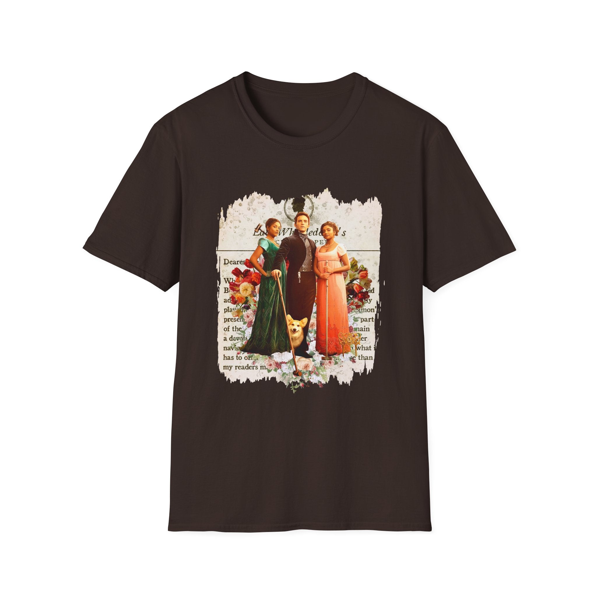 Anthony Bridgerton, Kate & Edwina Sharma & Newton Lady Whistledown Society Papers Netflix T-Shirt