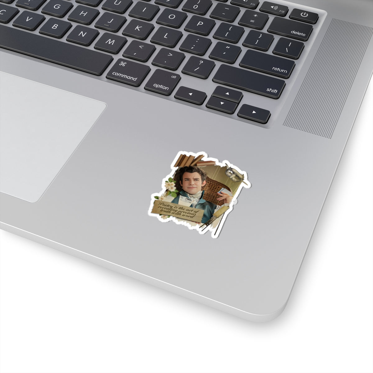 Poetry Is The Art Of Revealing Precious Truth With Word Benedict Bridgerton Quote Netflix Sticker