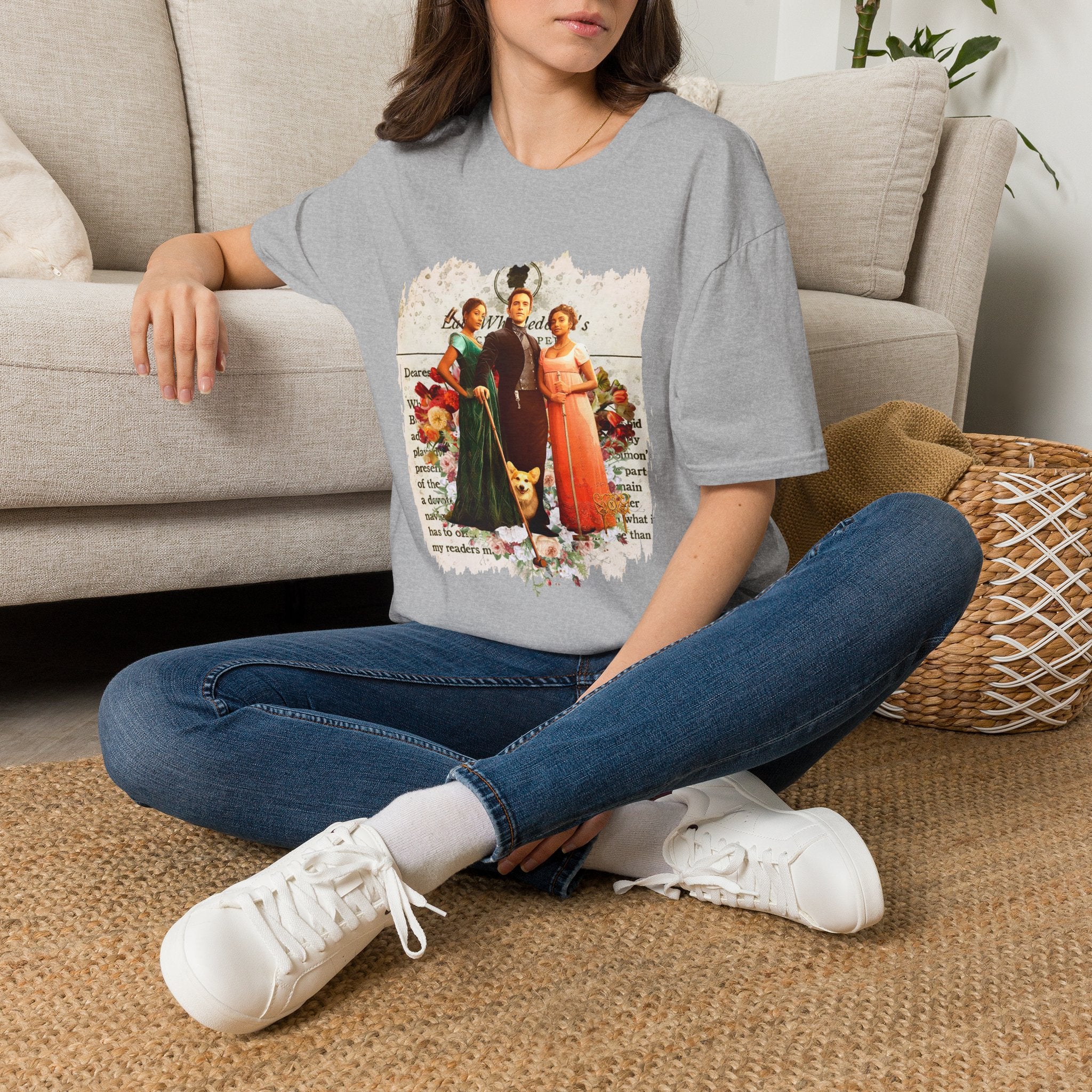 Anthony Bridgerton, Kate & Edwina Sharma & Newton Lady Whistledown Society Papers Netflix T-Shirt