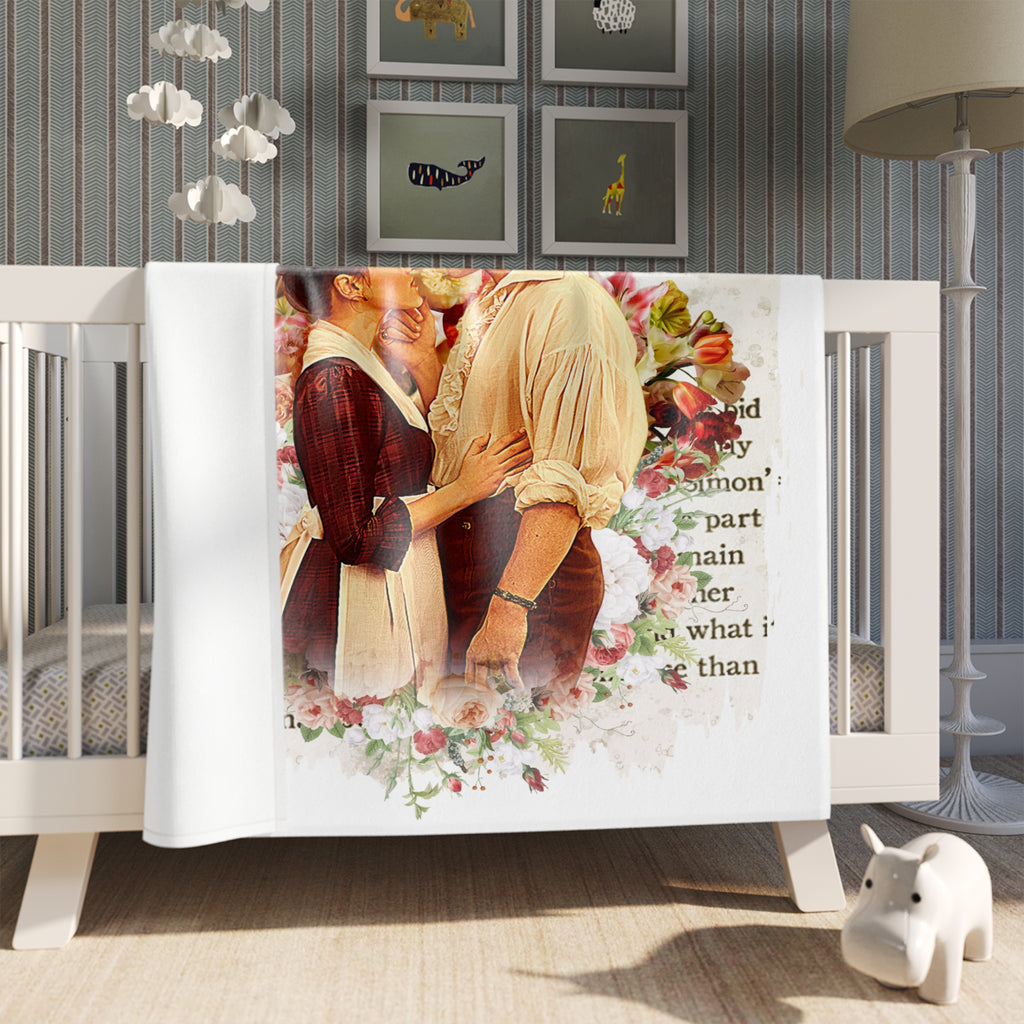 Benedict Bridgerton & Maid Sophie Baek Lady Whistledown Society Papers Netflix Throw Blanket