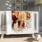 Benedict Bridgerton & Maid Sophie Baek Lady Whistledown Society Papers Netflix Throw Blanket