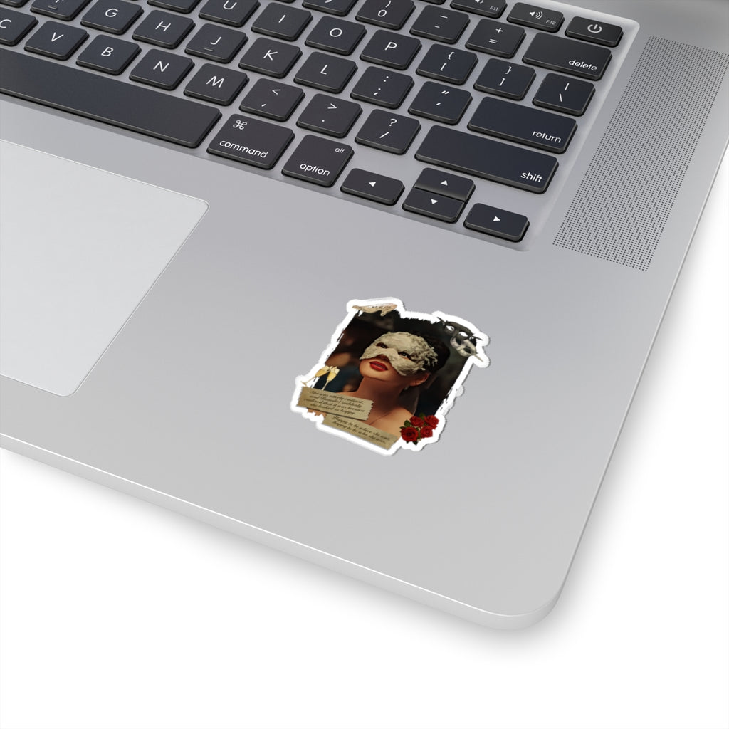 She Was Utterly Radiant Sophie Baek Masquerade Ball Quote Netflix Sticker