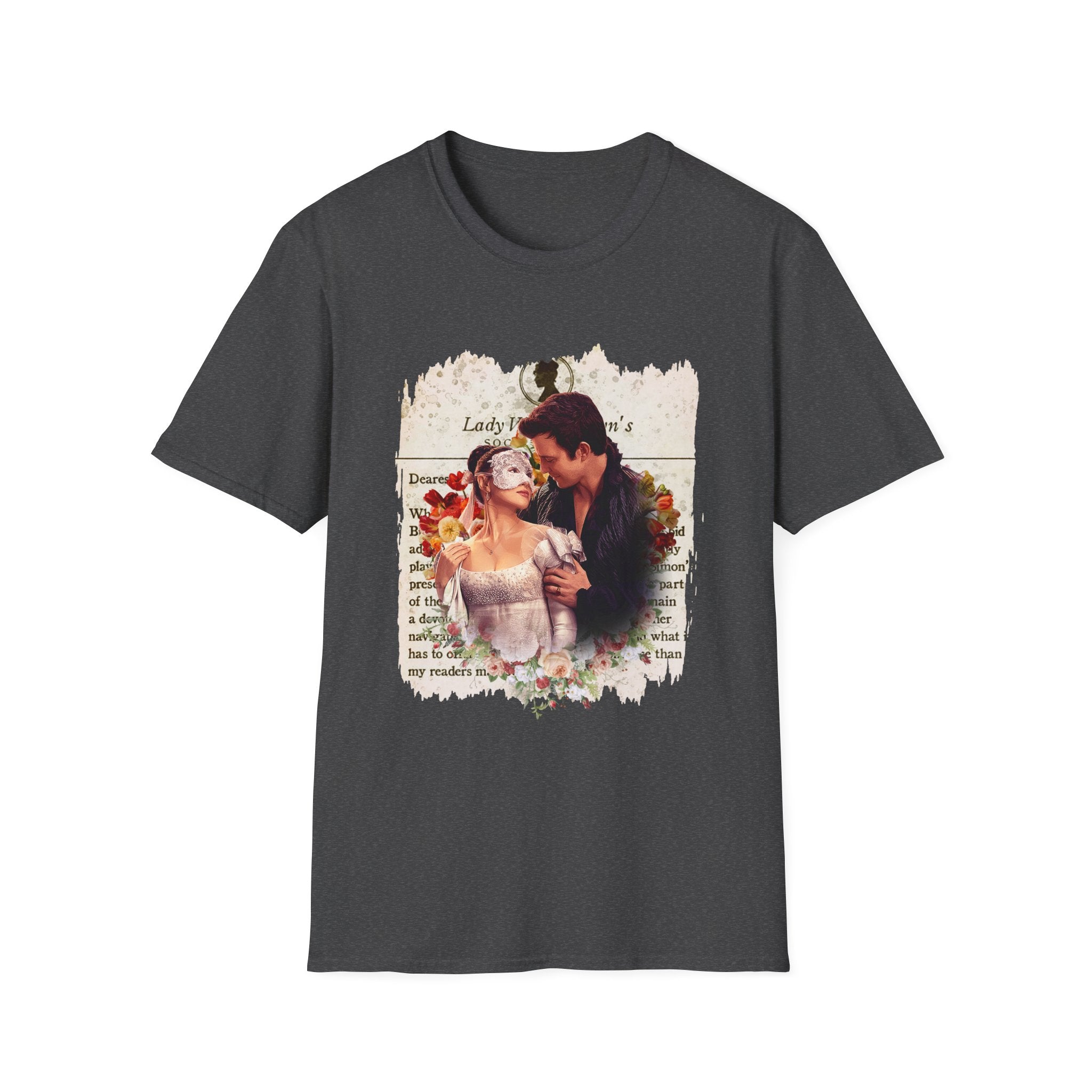 Benedict Bridgerton & The Lady In Silver Sophie Baek Lady Whistledown Society Papers T-Shirt