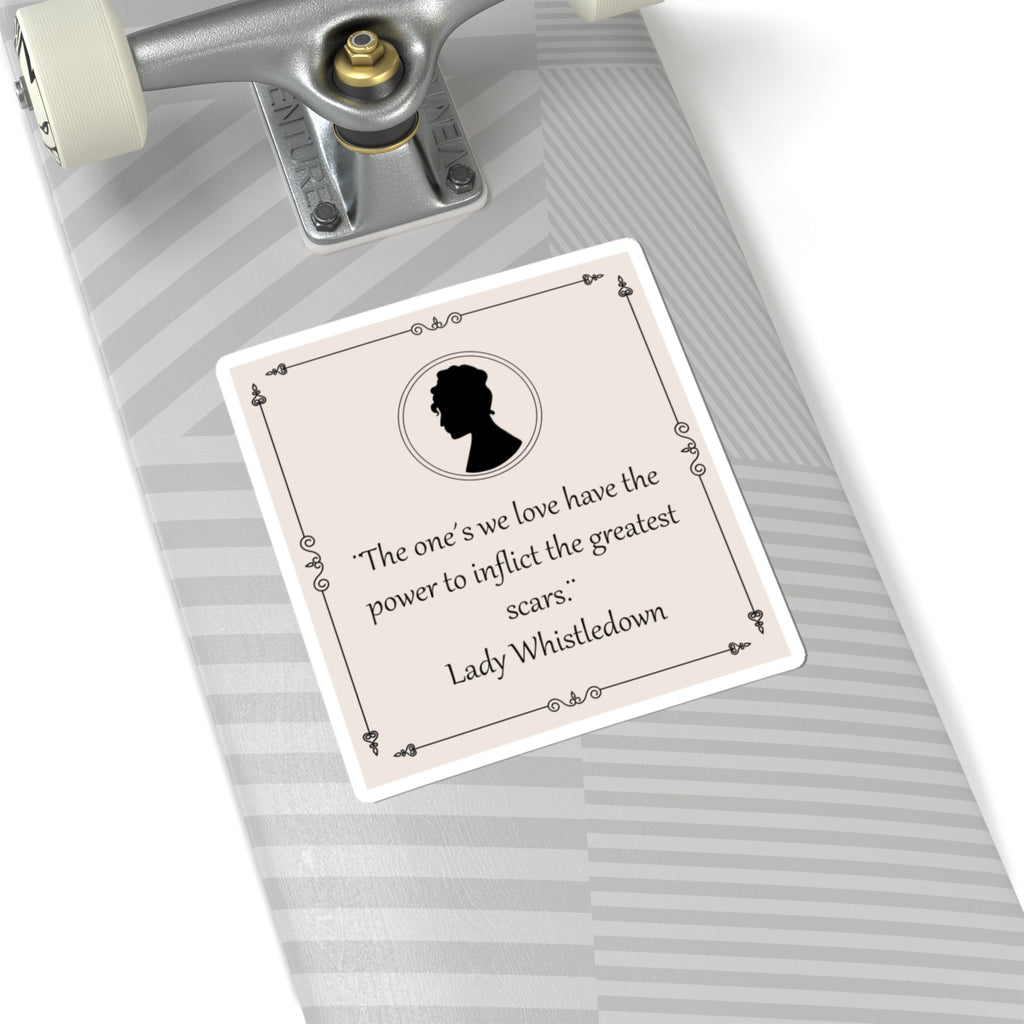 The One's We Love Have The Power Lady Whistledown Bridgerton Netflix Sticker