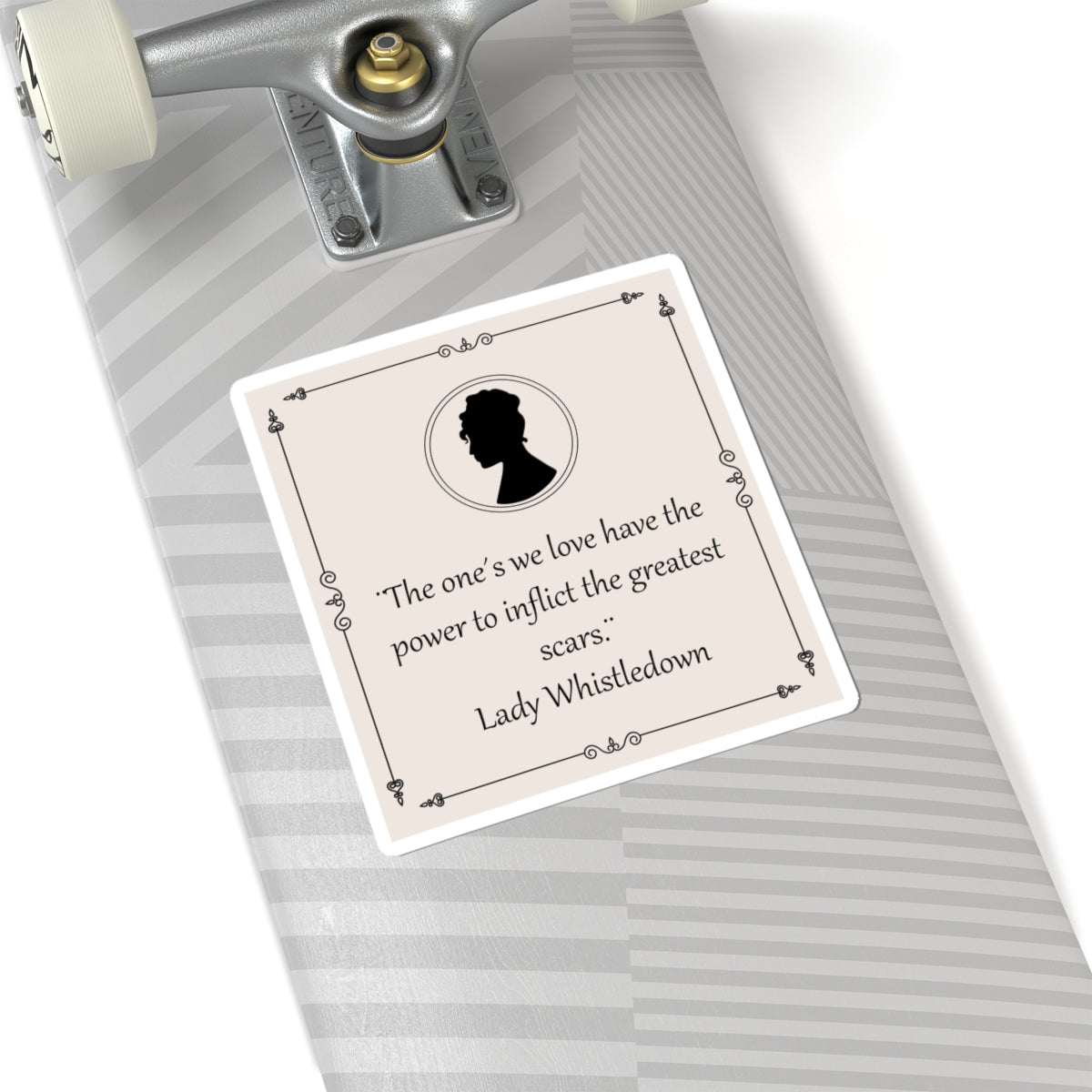 The One's We Love Have The Power Lady Whistledown Bridgerton Netflix Sticker