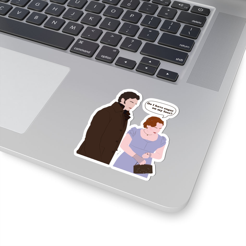 Do I Have Sugar On My Face? Penelope & Colin Bridgerton Netflix Sticker