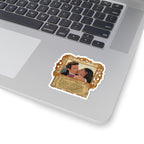 Kate & Anthony Kiss TVWLM Quote Bridgerton Frame Portrait Netflix Sticker