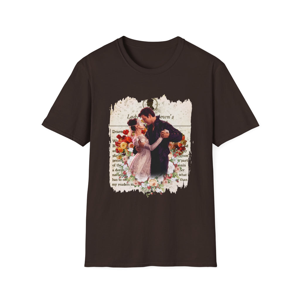 Benedict Bridgerton & The Lady In Silver Lady Whistledown Society Papers Netflix T-Shirt