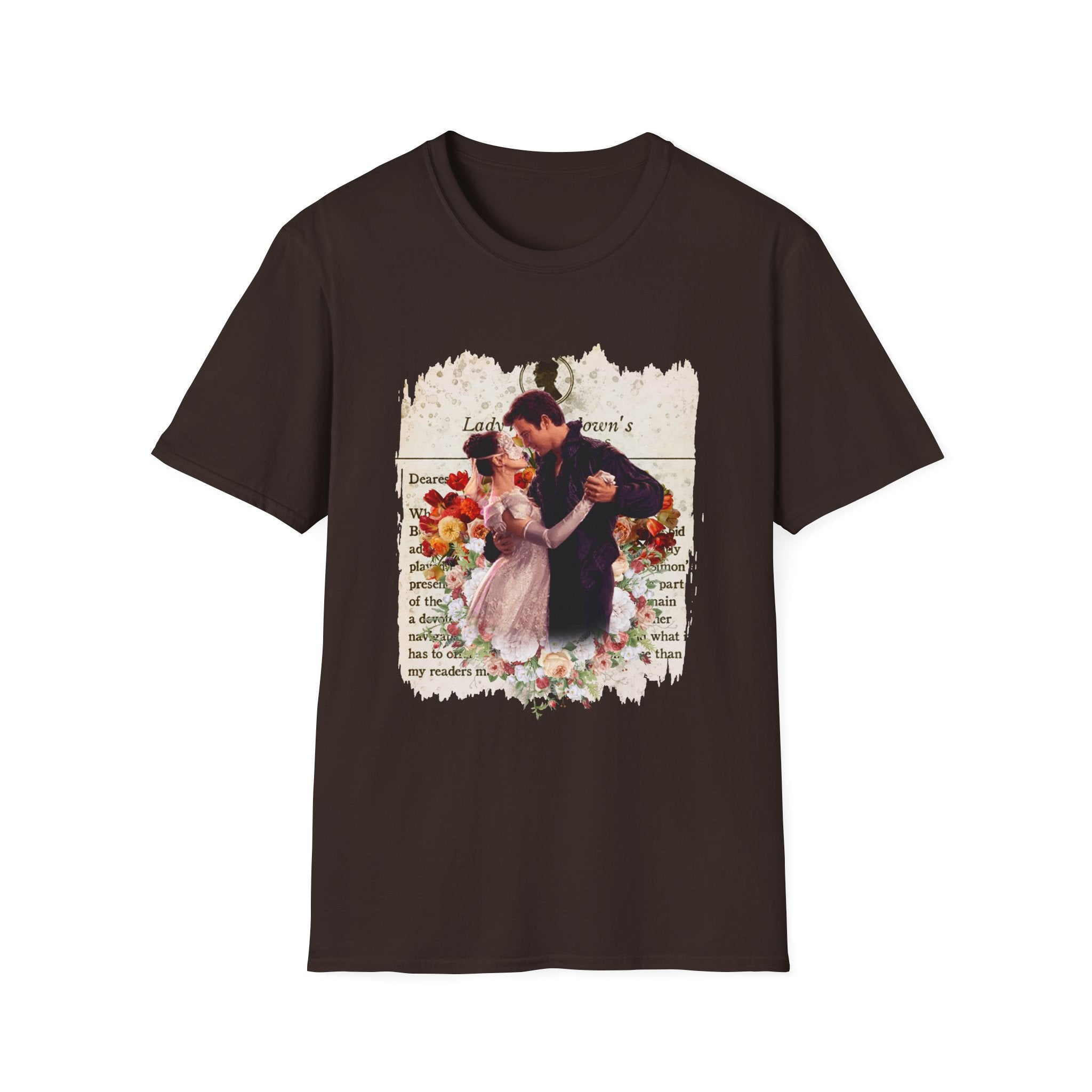 Benedict Bridgerton & The Lady In Silver Lady Whistledown Society Papers Netflix T-Shirt