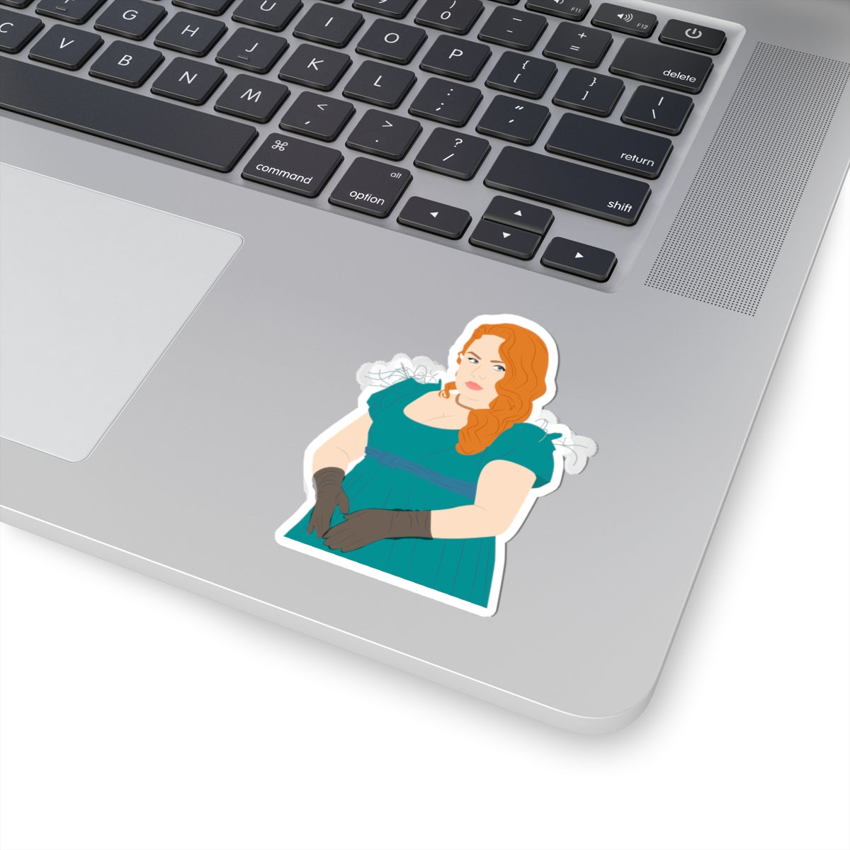 Penelope Featherington Emerald Dress Bridgerton Netflix Sticker