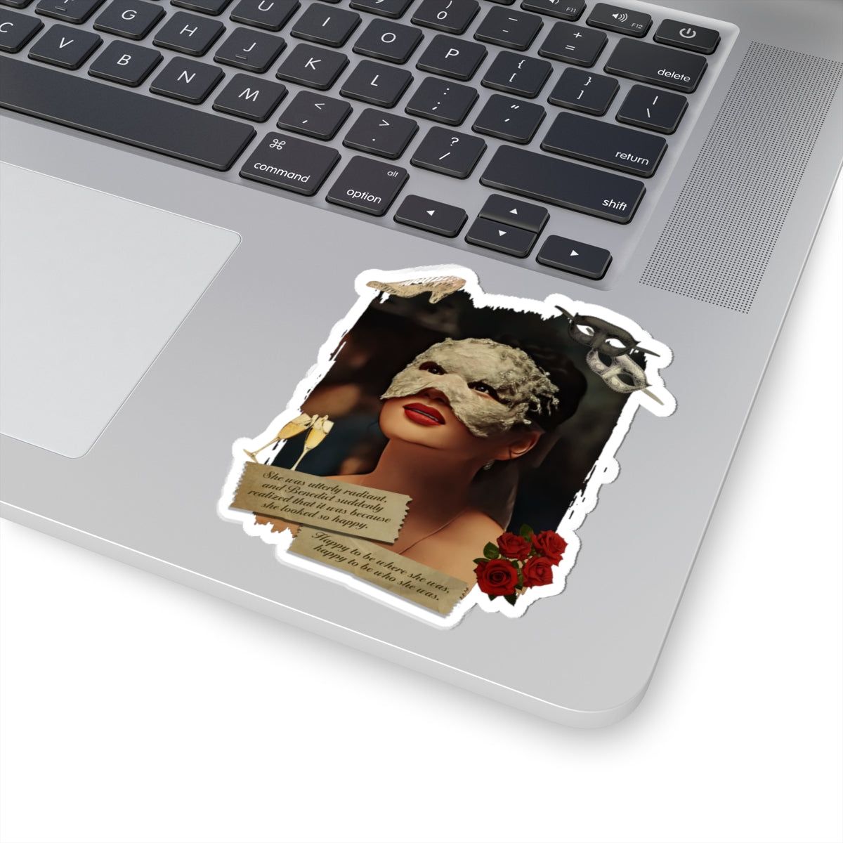 She Was Utterly Radiant Sophie Baek Masquerade Ball Quote Netflix Sticker