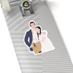 Benedict & Sophie Bridgerton Wedding Pose Netflix Sticker