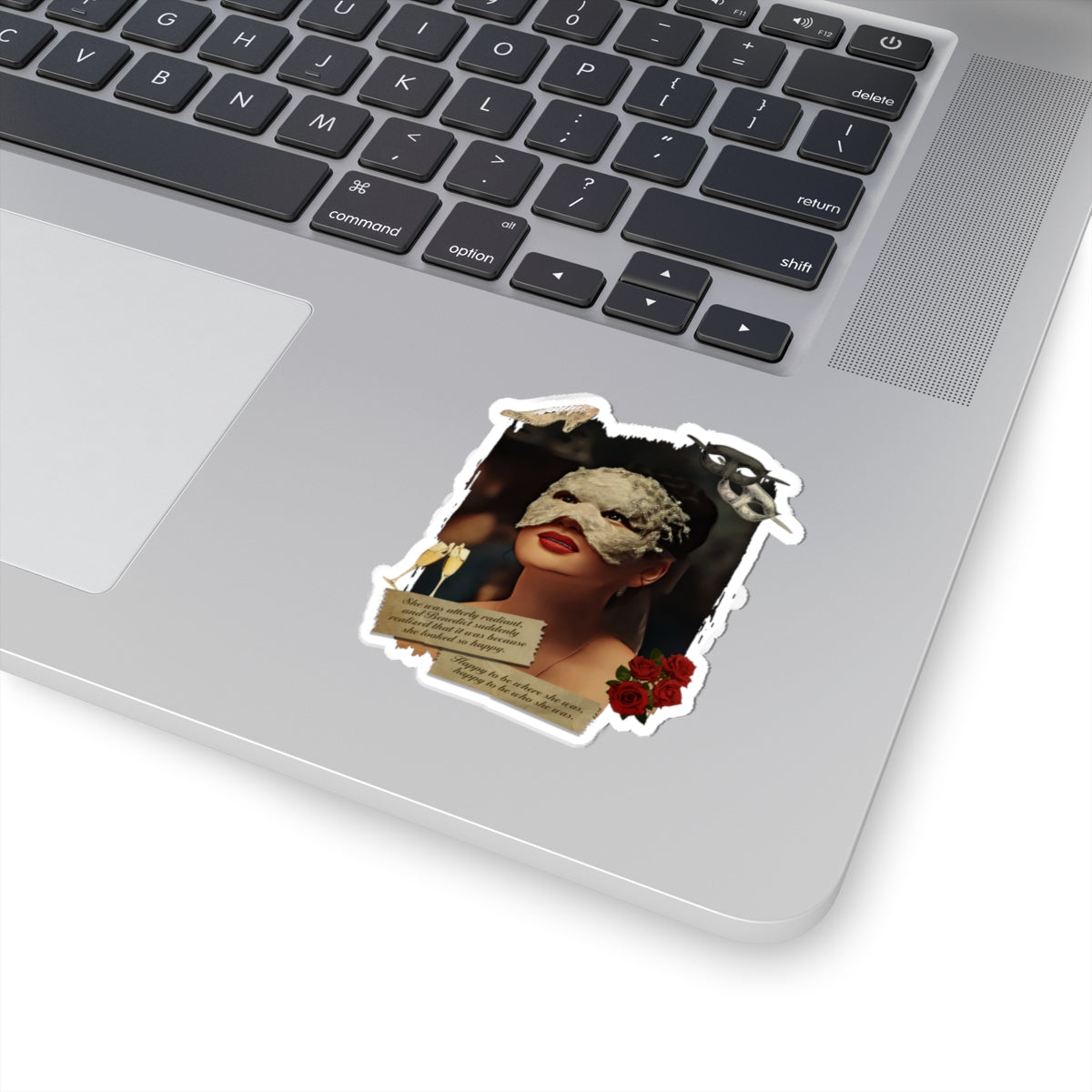 She Was Utterly Radiant Sophie Baek Masquerade Ball Quote Netflix Sticker
