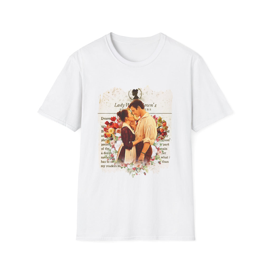 Benedict Bridgerton & Maid Sophie Baek Lady Whistledown Society Papers Netflix T-Shirt