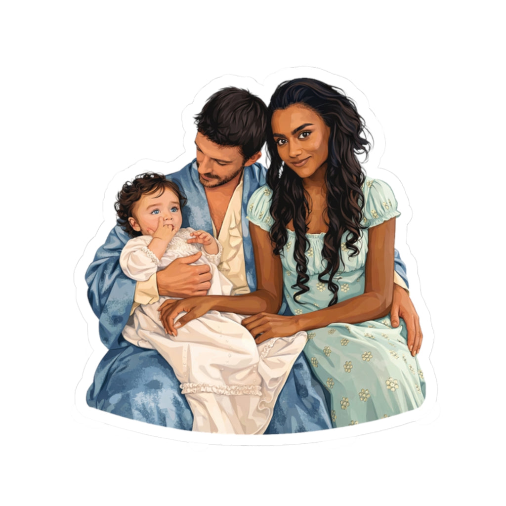 Anthony, Kate & Edmund Bridgerton Netflix Realism Sticker