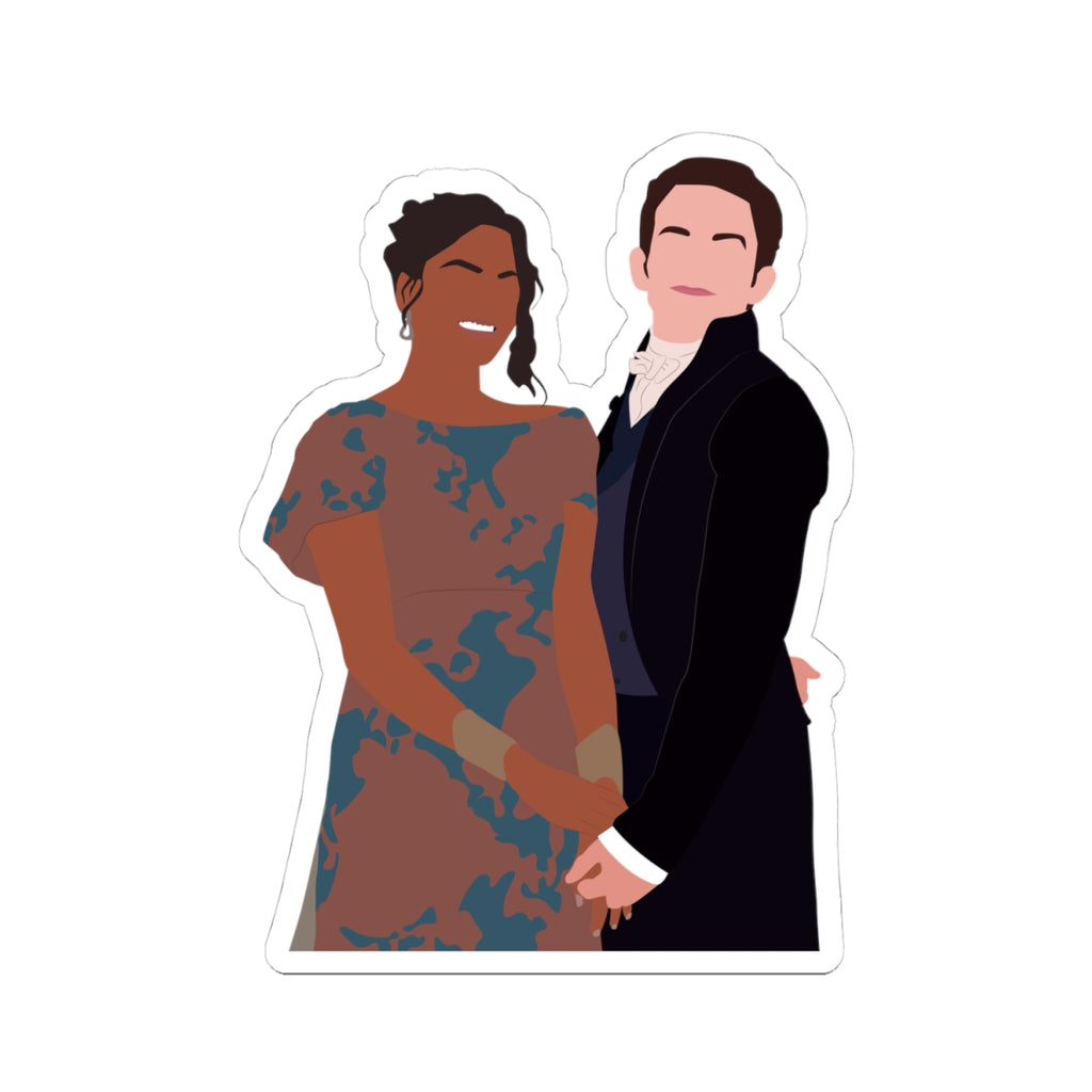 Kate and Anthony Bridgerton Netflix Sticker