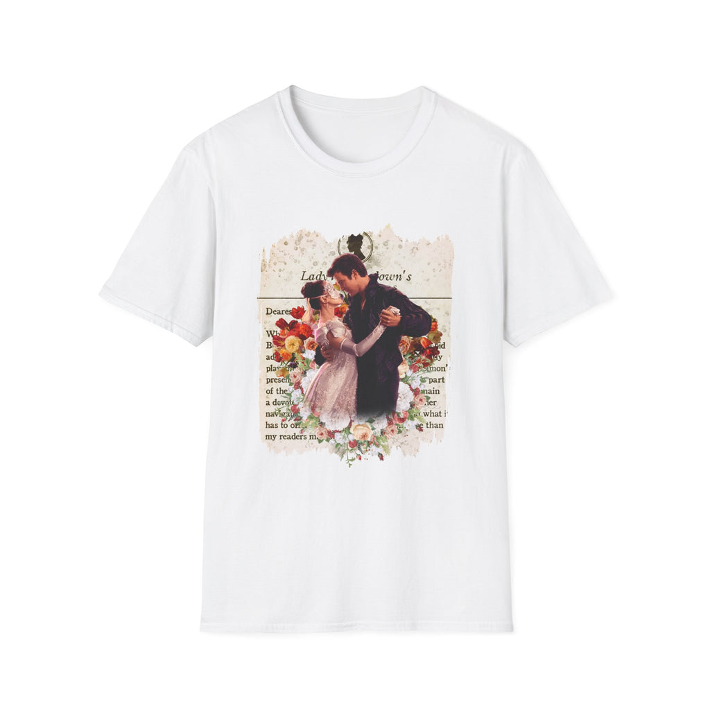 Benedict Bridgerton & The Lady In Silver Lady Whistledown Society Papers Netflix T-Shirt