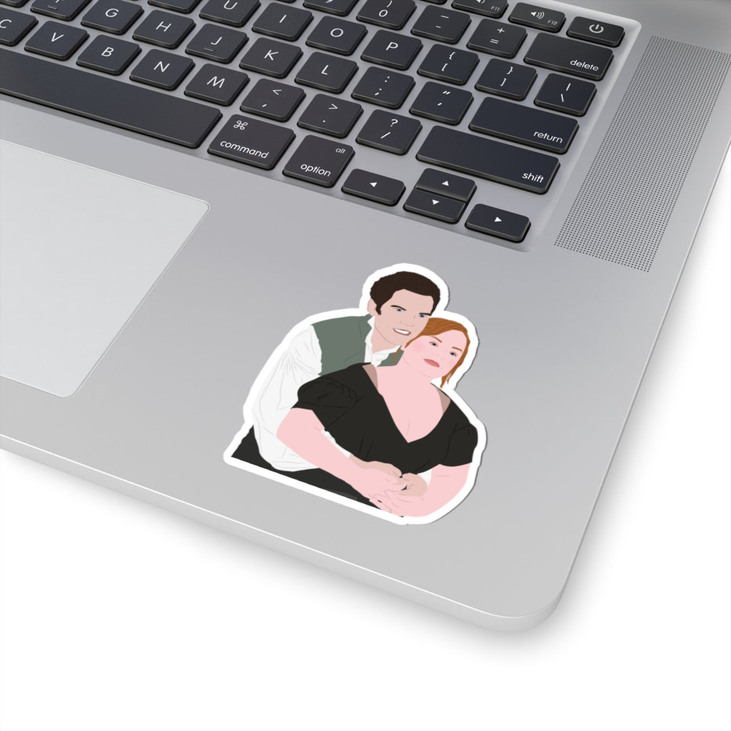 Colin Bridgerton & Penelope Bridgerton Mirror Revisited Sticker