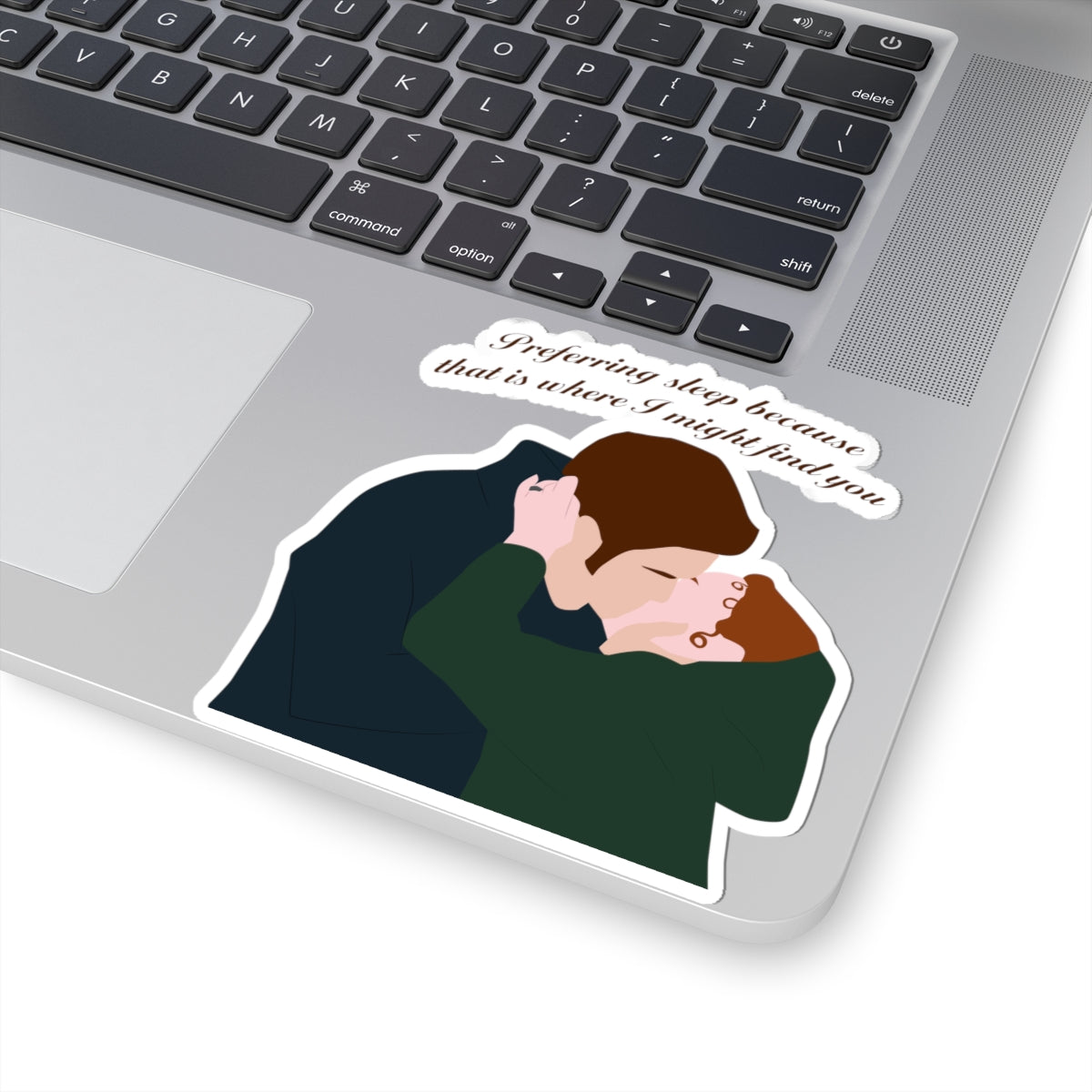 Preferring Sleep Because That Is Where I Might Find You Polin Kiss Bridgerton Netflix Sticker